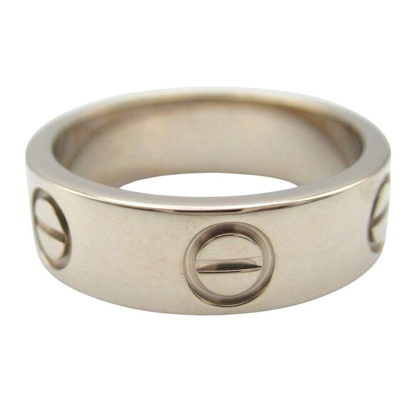 CARTIER 18k White Gold Love Ring - Picture 3 of 9